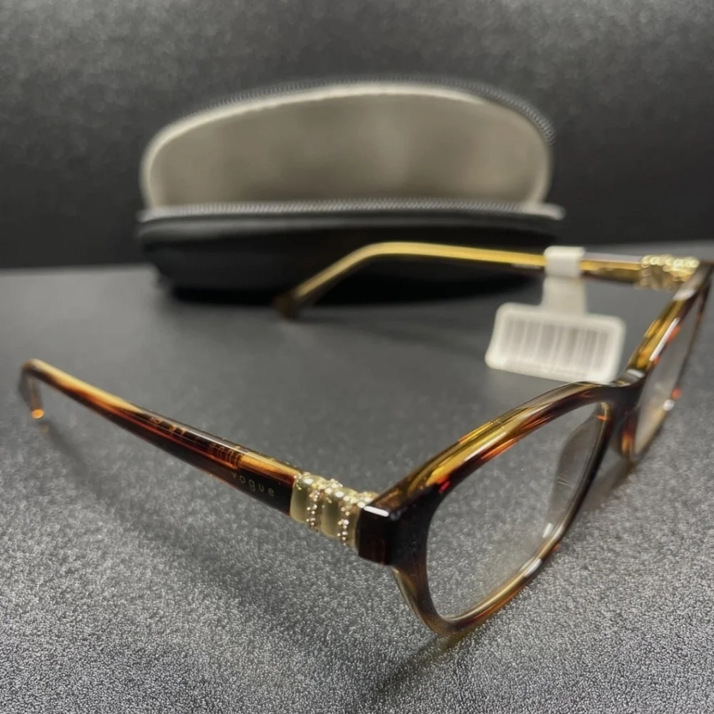 NWT!! Vogue T VO5516 53[]16-140 Brown Eyeglasses / Frames W/Case MF